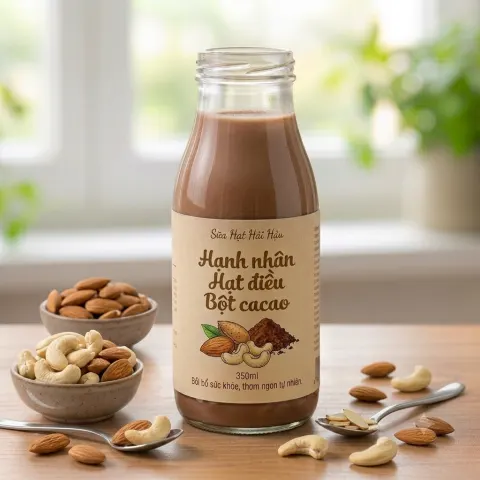 Hạnh nhân hạt điều bột cacao