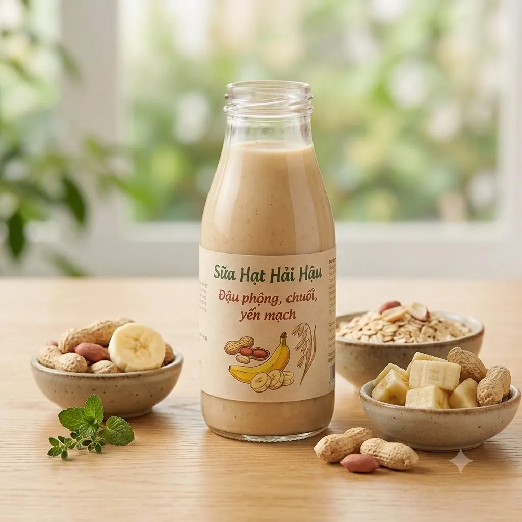 Đậu phộng chuối yến mạch