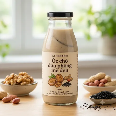 Óc chó đậu phộng mè đen