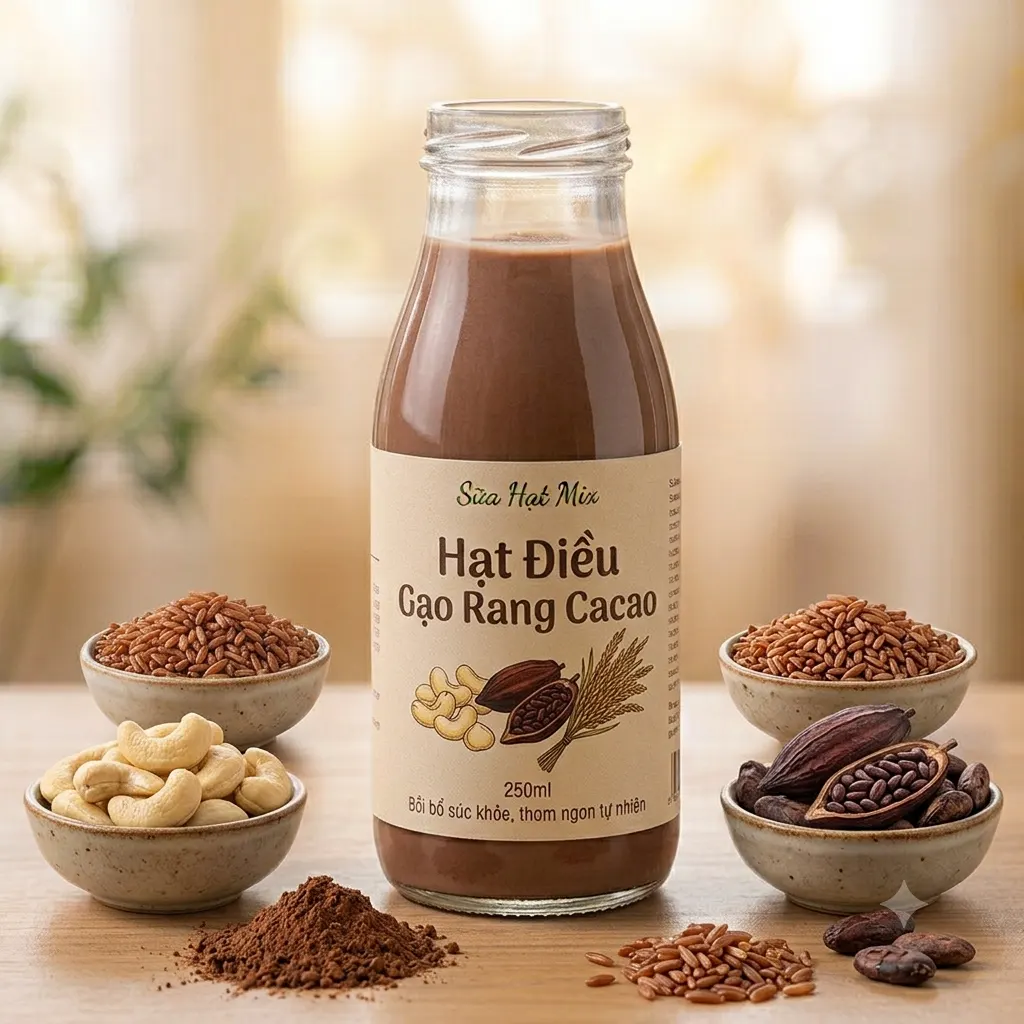 Hạt Điều Gạo Rang Cacao