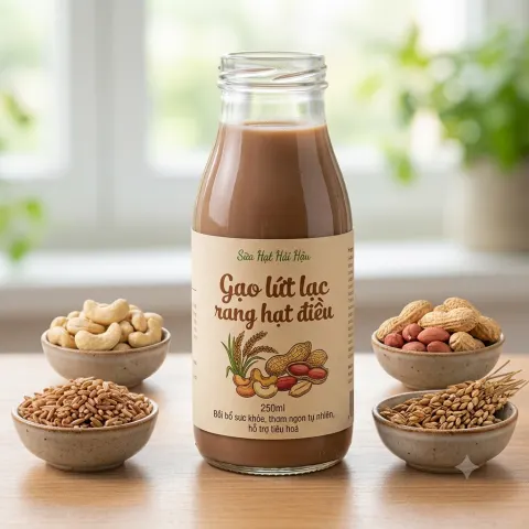 Gạo lứt lạc rang hạt điều